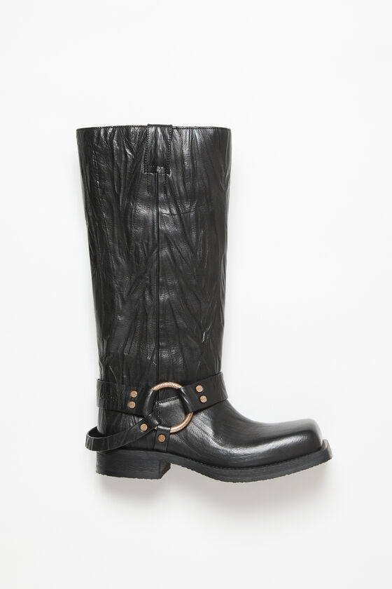 (image for) Well-Designed Leather buckle boots